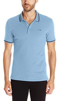 Armani Jeans Men's Tipped Short Sleeve Polo Shirt - ShopStyle Clothes and  Shoes