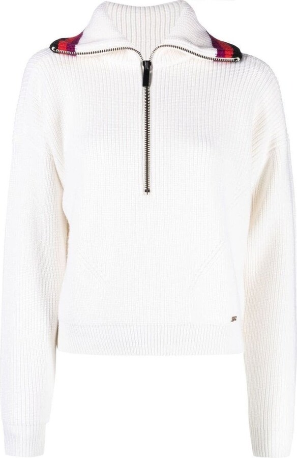 Sonia Rykiel Zip Detailed Knitted Jumper
