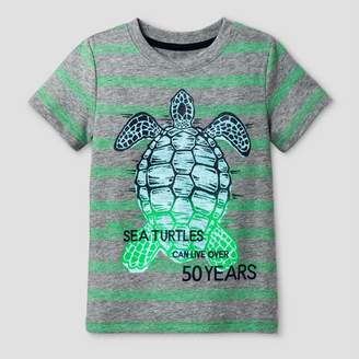 Cat & Jack Toddler Boys' Graphic T-Shirt Heather Gray