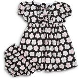 Thumbnail for your product : Hartstrings Infant Girl's Two-Piece Floral Sateen Dress & Diaper Cover Set