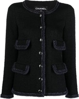 Thumbnail for your product : Chanel Pre Owned 2010s Tweed-Detailed Single-Breasted Jacket