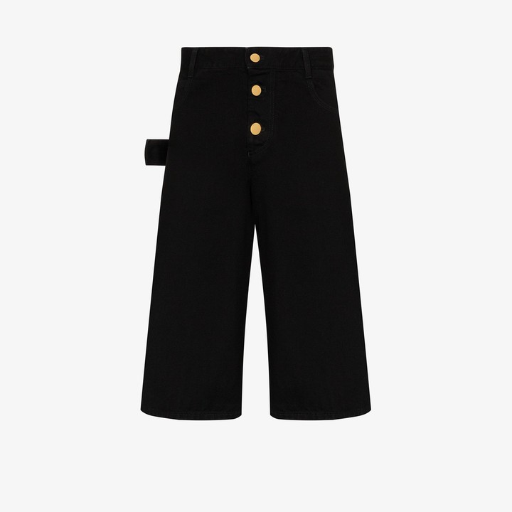 womens long denim shorts uk