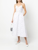 Thumbnail for your product : Rosie Assoulin Floral-Embroidery Shift Dress