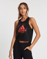 Thumbnail for your product : adidas Fast Graphic Crop Tee - Women's