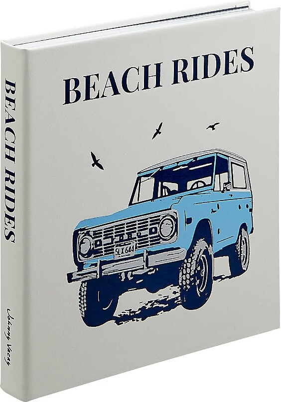 Graphic Image Beach Rides by Johnny Vacay Leather Bound Book
