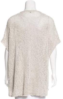 James Perse Oversize Open Knit Top