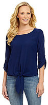 Thumbnail for your product : Nurture Tie-Front Crinkle Blouse