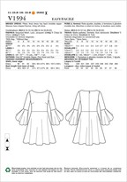 Thumbnail for your product : Vogue Women's Dress Sewing Pattern, 1594