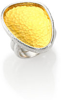 Thumbnail for your product : Gurhan Elements 24K Yellow Gold & Sterling Silver Amorphous Statement Ring