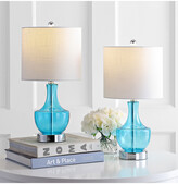 Thumbnail for your product : Jonathan Y Designs Colette Set Of Two 20In Mini Glass Table Lamps
