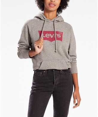 grey levis hoodie women's