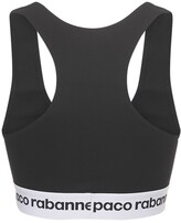 Thumbnail for your product : Paco Rabanne Logo Band Jersey Sports Bra