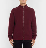 Thumbnail for your product : Mr P. Ribbed Merino Wool Zip-Up Cardigan