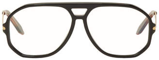 Victoria Beckham Black Navigator Glasses