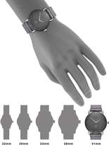 Thumbnail for your product : MVMT Revolver Gotham Stainless Steel Leather-Strap Watch