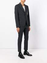 Thumbnail for your product : Dolce & Gabbana pinstripe musical patch suit