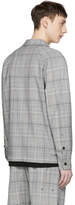 Thumbnail for your product : Tim Coppens Grey Check Double Shell Shirt Jacket