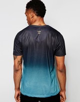 Thumbnail for your product : Firetrap Ribbed V-Neck Dip Dye T-Shirt