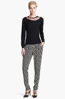Thumbnail for your product : RED Valentino Bow Print Pants