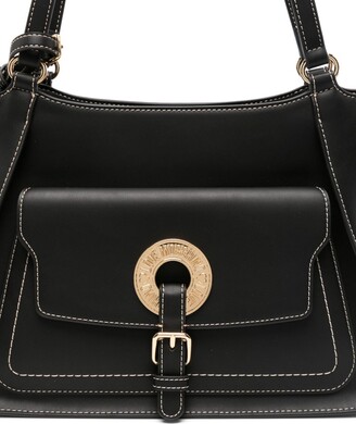 【MUCENT】NOX L LOGO EYELET STRAP SHOULDER BAG Love Moschino Logo-Eyelet Shoulder Bag - ShopStyle