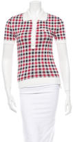 Thumbnail for your product : Thom Browne Checkered Polo Top