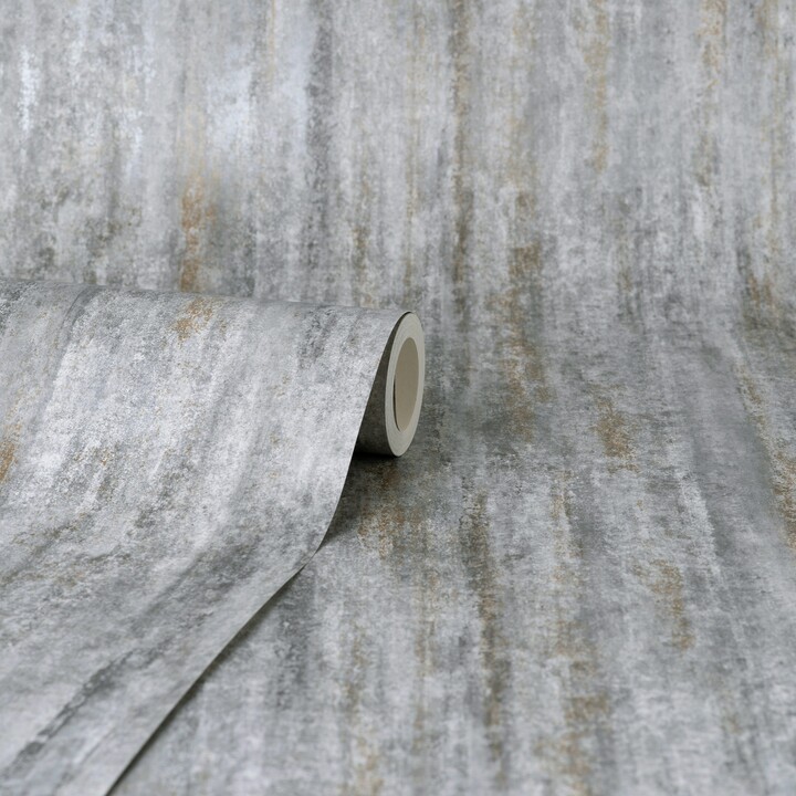 Dunelm Luxe Textured Stripe Stone Wallpaper Stone ShopStyle Decor