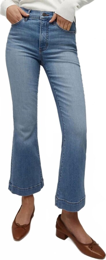 Veronica Beard Carson Kick-Flare Jean In Amethyst