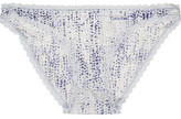 Thumbnail for your product : Calvin Klein Underwear Low-Rise Printed Stretch-Satin Briefs