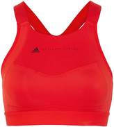 Thumbnail for your product : adidas by Stella McCartney Essential Climalite Mesh-trimmed Stretch Sports Bra