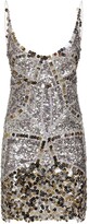 Thumbnail for your product : Ermanno Scervino Sequined Mesh Mini Dress