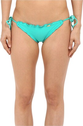 Luli Fama Women's Cosita Buena Wavy Tie-Side Brazilian Bikini Bottom
