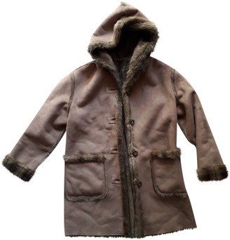 Balmain Brown Faux fur Coats - ShopStyle