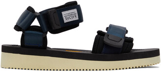 Suicoke Navy & Black CEL-V Sandals