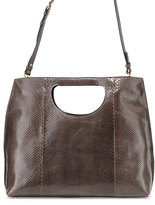 Thumbnail for your product : Tom Ford Alix Python Shopper Tote Bag, Graphite Dark Gray