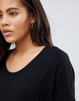 ASOS Tall Design Tall T-Shirt With Drapey Batwing Sleeve 2 Pack