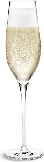 Holmegaard Cabernet Champagne Glass, Set of 6 in Clear