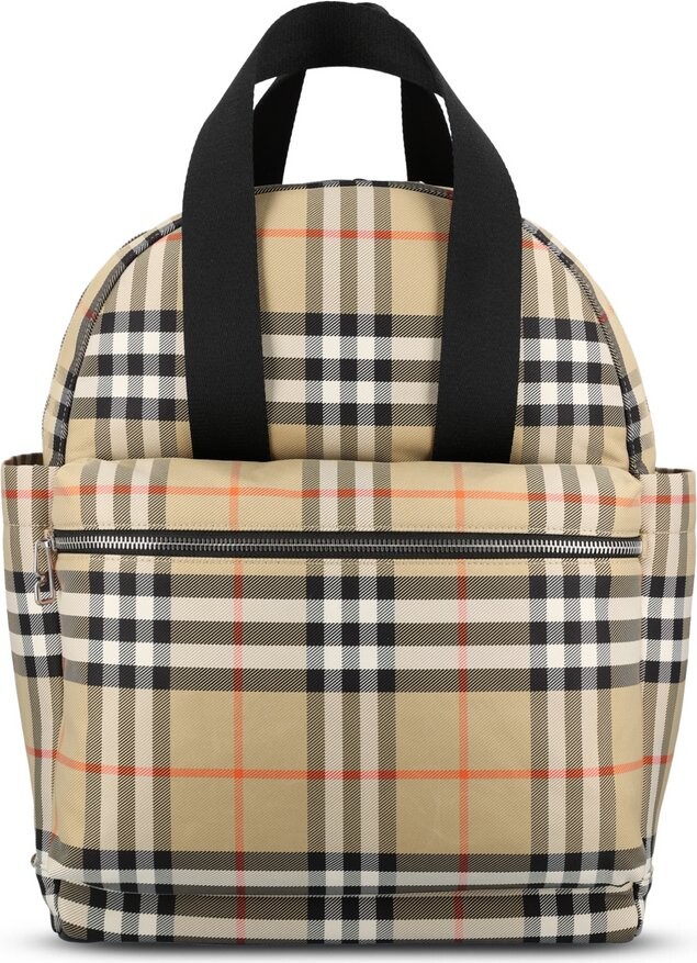 Burberry Kids Check-Patterned Zipped Backpack