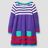 Thumbnail for your product : U-Knit Girls' Toddler Sequin Pocket Sweater Dress - Purple