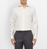 Thumbnail for your product : Canali Ivory Slim-Fit Cotton Shirt