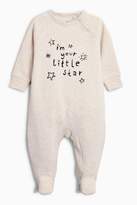Thumbnail for your product : Next Boys Oatmeal Crew Sleepsuit (0mths-2yrs)