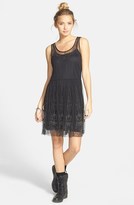 Thumbnail for your product : Frenchi Beaded Tank Dress (Juniors)