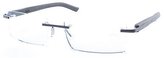 Thumbnail for your product : Tag Heuer TAG 8110 001 Matte Black and Black Tremds Rimless Eyeglasses
