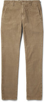 Thumbnail for your product : Incotex Slim-Fit Garment-Dyed Corduroy Trousers