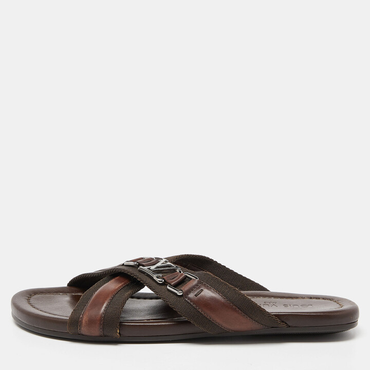 Louis Vuitton lv man shoes summer slides slippers