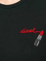 Thumbnail for your product : Diesel lipstick-print T-shirt