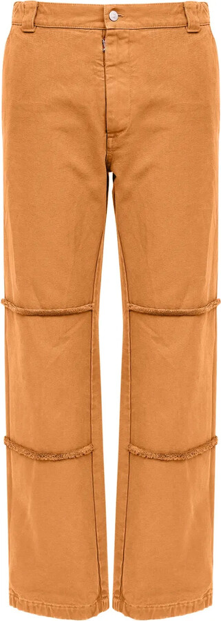 MM6 MAISON MARGIELA Single-Stitch Logo Straight Trousers