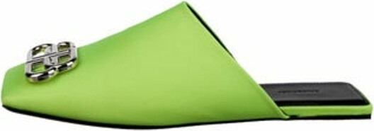 balenciaga satin mules