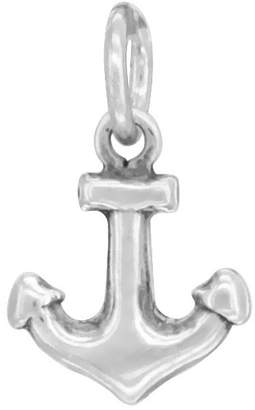 Sabrina Silver Sterling Silver Small Tiny Anchor Charm Pendant, 1/2 inch tall
