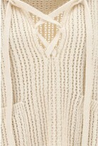 Thumbnail for your product : Golden Goose Knitted Hooded Drawstring Top