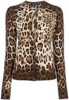 Dolce & Gabbana leopard print cardigan